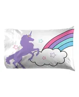 Jay Franco Afro Unicorn Unique, Divine, Magical Microfiber 3 Piece Sheet Set, Full