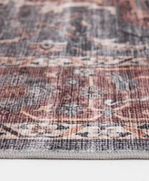 Km Home Velvet Touch Washable Chan-001 7'6" x 9'6" Area Rug