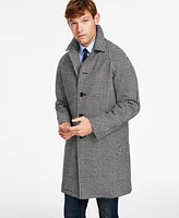 Tommy Hilfiger Men's Modern-Fit Stretch Water-Resistant Houndstooth Overcoat