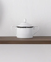 Noritake Rill Sugar and Creamer