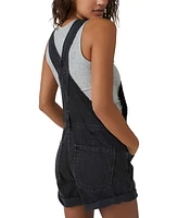 Free People Women's Ziggy Cotton Adjustable-Straps Shortalls