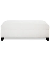 Closeout! Kallison 53" Fabric Storage Ottoman, Created for Macy's