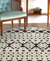 Closeout! Lr Home Sweet SINUO54114 4' x 4' Round Area Rug