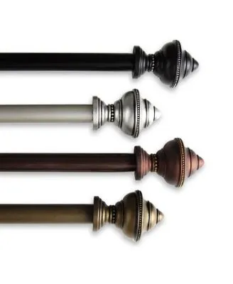 Rod Desyne Palace Adjustable 5 8 Curtain Rod 18 28 Collection