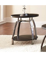 Steve Silver Coham 23" Round Laminate Top End Table