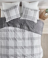 Intelligent Design Pike Plaid Reversible Comforter Set, Twin/Twin Xl