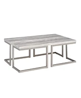 Steve Silver David 48" Modern Laminate Top Cocktail Table