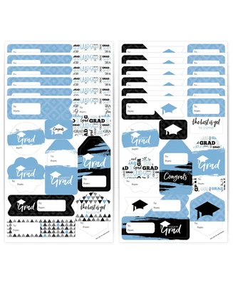 Light Blue Grad Best is Yet to Come To & From Stickers 12 Sheets 120 Stickers
