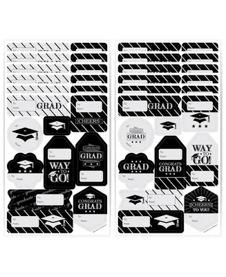 Graduation Cheers Assorted Graduation To & From Stickers 12 Sheets 120 Stickers