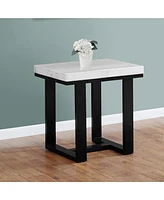 Steve Silver Lucca 24" Marble Top End Table