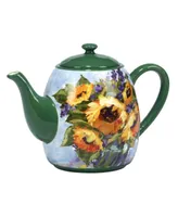 Certified International Sunflower Bouquet Teapot