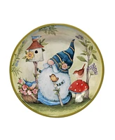 Certified International Garden Gnomes Set of 4 Soup/Pasta Bowl