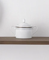 Noritake Silver Colonnade Sugar and Creamer, Set of 2
