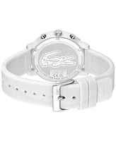 Lacoste Men's L 12.12. Chrono White Silicone Strap Watch 43mm