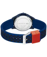 Lacoste Kids Rider and Checkered Print Silicone Strap Watch 36mm