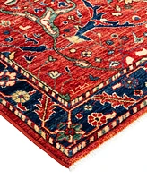 Adorn Hand Woven Rugs Serapi M1982 6'5" x 9'2" Area Rug