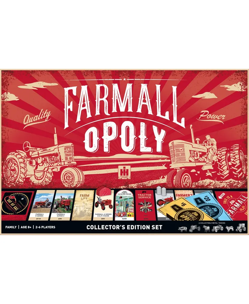 Masterpieces Opoly Family Board Games - Farmall Opoly