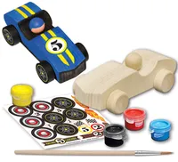 Works of Ahhh... ni Craft Set - Race Car Build & Paint Family Craft Set