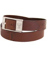 Men's Texas Tech Red Raiders Brandish Leather Belt - Brown