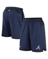 Men's Nike Navy Atlanta Braves Authentic Collection Flex Vent Performance Shorts