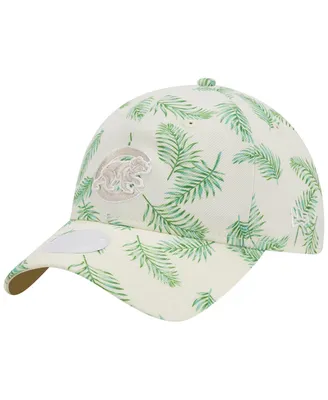 Women's New Era White Chicago Cubs Palms 9TWENTY Adjustable Hat