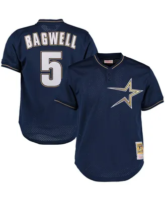 Men's Mitchell & Ness Jeff Bagwell Navy Houston Astros Cooperstown 1997 Mesh Batting Practice Jersey