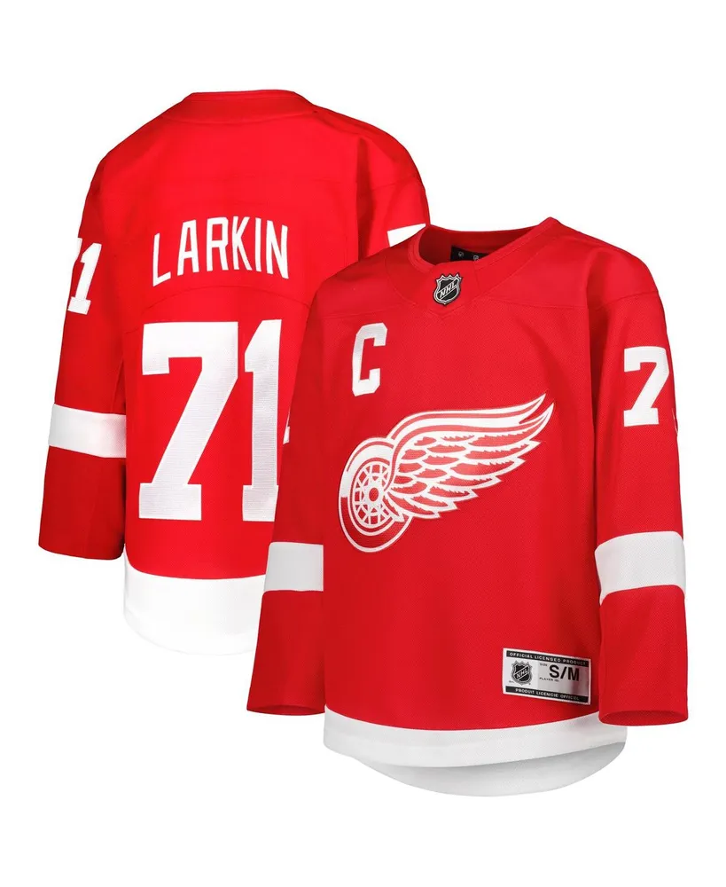 Big Boys and Girls Dylan Larkin Red Detroit Wings Home Premier Player Jersey