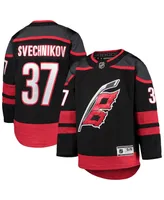 Big Boys and Girls Andrei Svechnikov Black Carolina Hurricanes Alternate Premier Player Jersey