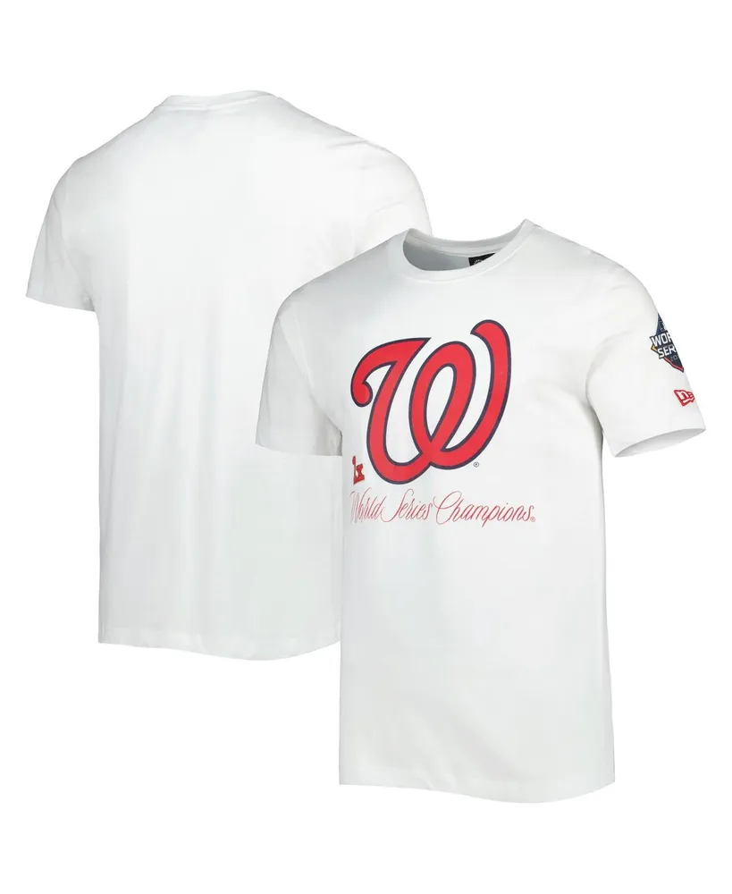 Men's New Era White Washington Nationals Historical Championship T-shirt