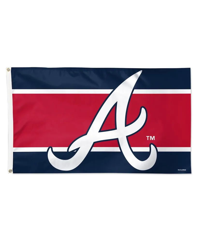 Wincraft Atlanta Braves 3' x 5' Horizontal Stripe Deluxe Single-Sided Flag