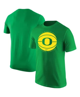 Men's Nike Green Oregon Ducks Basketball Logo T-shirt