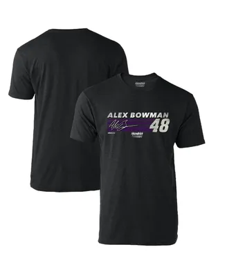 Men's Hendrick Motorsports Team Collection Heather Charcoal Alex Bowman Hot Lap T-shirt