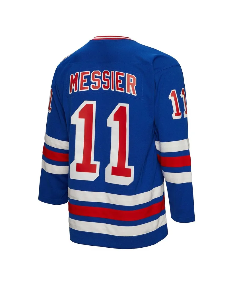 Men's Mitchell & Ness Mark Messier Blue New York Rangers 1993 Blue Line Player Jersey