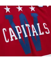 Men's Mitchell & Ness Alexander Ovechkin Red Washington Capitals 2015 Blue Line Player Jersey