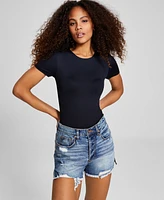 And Now This Women's Double-Layered Crewneck Bodysuit