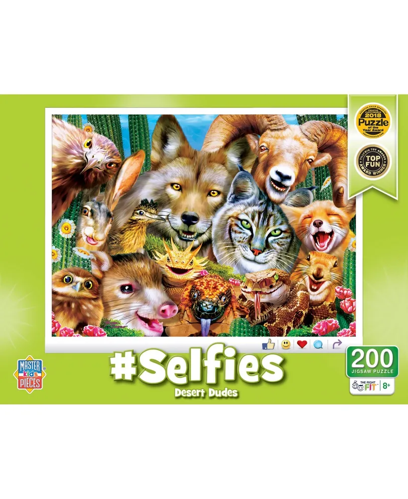 Masterpieces Selfies - Desert Dudes 200 Piece Jigsaw Puzzle for Kids