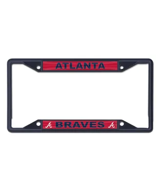 Wincraft Atlanta Braves Chrome Color License Plate Frame