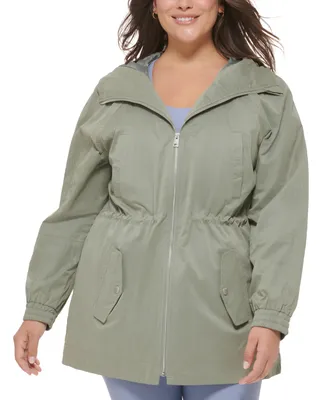 Levi's Plus Size Zip-Front Long-Sleeve Hooded Parka