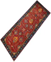 Adorn Hand Woven Rugs Serapi M1982 3'11" x 12'10 Runner Area Rug