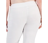 I.n.c. International Concepts Plus Mid-Rise Pull-On Capri Pants, Created for Macy's