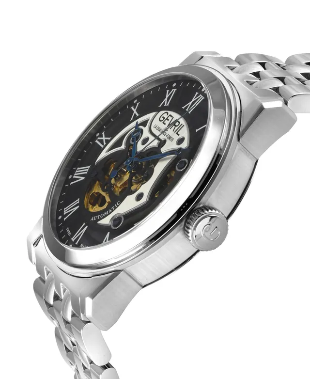 Gevril 22693B Vanderbilt Swiss Automatic IPRG Case Silver Dial... for  Rs.58,673 for sale from a Seller on Chrono24