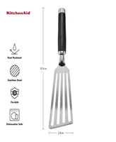 KitchenAid Gourmet Stainless Steel Flex Turner, One Size