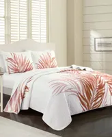 Elise James Home Palm Leaf Tropical Jungle Quilt Set Collection