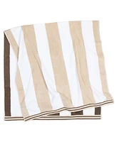 Reversible Luxury Beach Towel (35x70 in., 600 Gsm), Striped Color Options, Oversized, Thick, Soft Ring Spun Cotton Resort