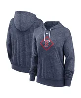 Women's Nike Navy Boston Red Sox Diamond Icon Gym Vintage-Like Pullover Hoodie