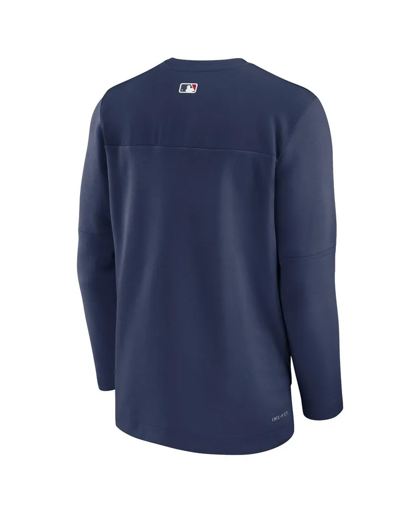 Men's Nike Navy Chicago White Sox Authentic Collection Game Time Performance Half-Zip Top