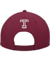 Men's Colosseum Cherry Temple Owls Positraction Snapback Hat