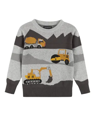 Andy & Evan Big Boys / Construction Graphic Sweater