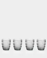 Euro Ceramica Fez Double Old Fashion Glasses, Set of 4