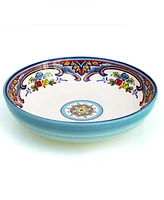 Euro Ceramica Zanzibar Pasta Bowls, Set of 4
